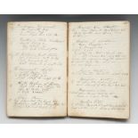 Medical History - a mid-19th century physicians's ink MS medicine receipt and surgical manual,