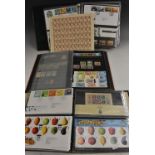 Stamps - GV - QEII stock book of predominantly mint sets/ part sets etc,