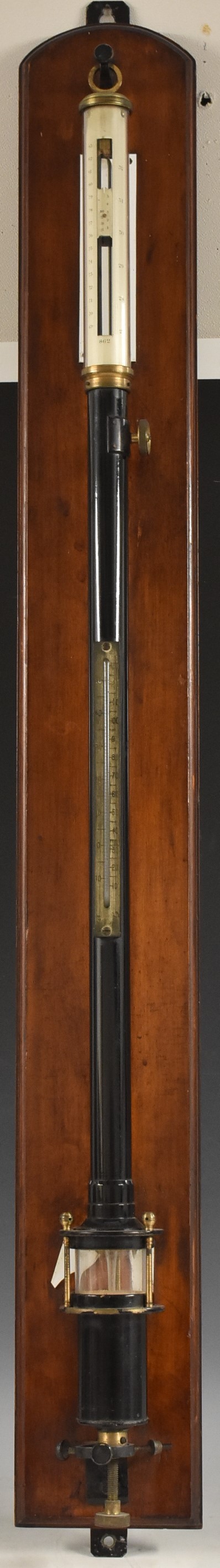 A 19th century large bore Kew pattern barometer, 20.