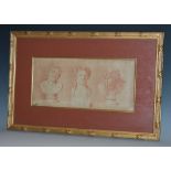 Italian Grand Tour School (18th century) Study of Three Sculptures,