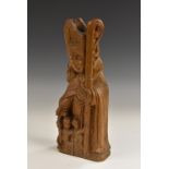 A North European oak ecclesiastical carving,