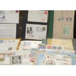 Stamps - eight boxes, huge FDC, PHQ's, covers, etc, thousands of items in albums, special covers,