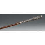 A 19th century Chinese walking cane,