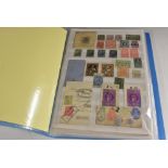 Stamps - File of Worldwide revenue stamps and documents