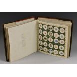 Heraldry - Royalty - a 19th century album of crests and monograms, mostly Scottish,