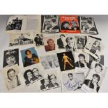 Autographs - Media, signed photographs of 1970s & 1980s TV and variety stars, some duplicated,