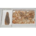 Antiquities - Stone Age, an African flint chisel, 7.