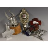 Automobilia - an early 20th century car badge, The Royal Automobile Club,