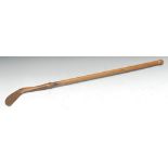 A 19th century Scottish folk art 'Sunday stick' golf club walking cane,