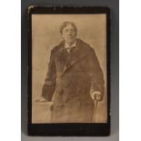 Photography - Literature and The Aesthetic Movement - a cabinet card portrait,