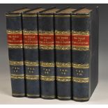 Geography and Travel - The World, Its Cities and Peoples; Illustrated, ten-volume set bound as five,