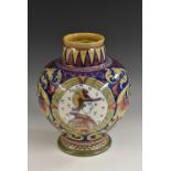 An Italian Historicist tin glazed and lustre globular vase,