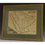 Joan Blaeu (1596-1673), a two-page map, Arabia, [Amsterdam ?1662],
