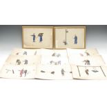 Chinese School (Qing dynasty, 19th century) A set of eleven,