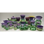 Scottish thistle design ceramics, Govancraft, Highland ware,