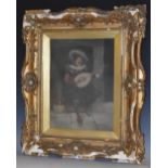 J. Pettit (late 19th, early 20th century) The Lute Player signed, oil on canvas, 40.