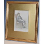 H. J. Walker Boy Seated in a Chair signed, watercolour, 17.