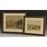 Lyons Wilson (1892 - 1981) The Old Cart signed, dated 1928, watercolour, 27cm x 35cm; another,