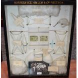 An interesting late 19th century Lancashire cotton mill advertising diorama, Horrockses,