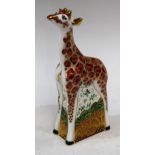 A Royal Crown Derby paperweight, Giraffe Baby,
