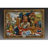 Advertising, Militaria - a George V rectangular tin plaque/sign,