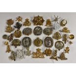 Cap Badges and Insignia - various regiments, RAF, Northamptonshire Regiment, Royal Military Police,