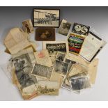 Militaria - an interesting variety of WWI & WWII ephemera including hand embroidered postcards;