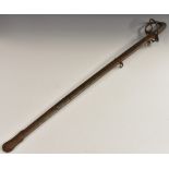 A Victorian 1822 pattern light cavalry officer's sword, by Reeves, Birmingham, 87.