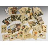 Militaria - Postcards - World War II, Third Reich Nazi Germany, propaganda, various,