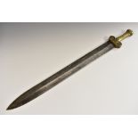 A 19th Continental pioneer's sword or side arm, of Gladius inspiration, 59.