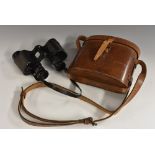 A pair of World War Two Air Ministry binoculars, by Wray of London,