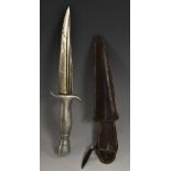 A Robbins of Dudley style Great War trench knife,