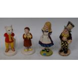 A Beswick Alice in Wonderland series model, Alice; another,