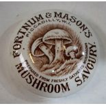 Advertising - a 19th century pot lid, Fortnum & Mason's Mushroom Savoury,