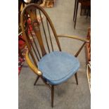 An Ercol hall chair,