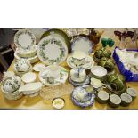 Tea & Coffee - Royal Worcester fine bone china Lavinia pattern tea setting;