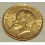 A 1912 half sovereign