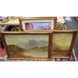 Graham Williams (late 19th century) A Pair, Loch Landscapes signed, oils on board,