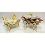 A Continental figural table centrepiece,