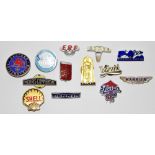 Commercial vehicle lapel badges - Ferguson Systems, Leyland, Shell Seddon Diesel, ERF,