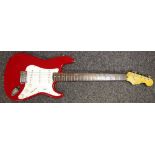 A Korean Squier Stratocaster by Fender, electric guitar,