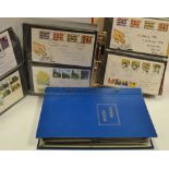 Stamps - three folders of first day covers