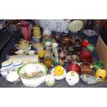Ceramics - Sylvac including face pots, cottage ware,