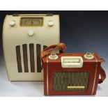 An Ever Ready Model C portable tube valve radio, c.