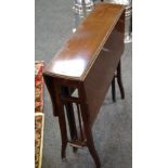 An Edwardian mahogany Sutherland table,