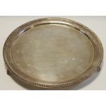 A silver salver, M H & Co. Ltd, Sheffield.