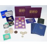 Numismatics - George VI crown; proof sets; florin;commemorative;