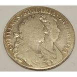 A William and Mary 1689 silver half crown