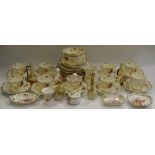 Ceramics - Royal Crown Derby posie; a Warwick D&S china ten piece tea service;