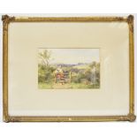 John Henry Mole (1814-86) Harvest Home signed, watercolour, .
